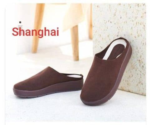 รองเท้าสุขภาพ SHANGHAI สีน้ำตาลเข้ม