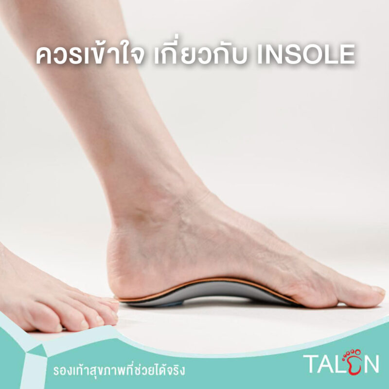 ควรเข้าใจ เกี่ยวกับ insole