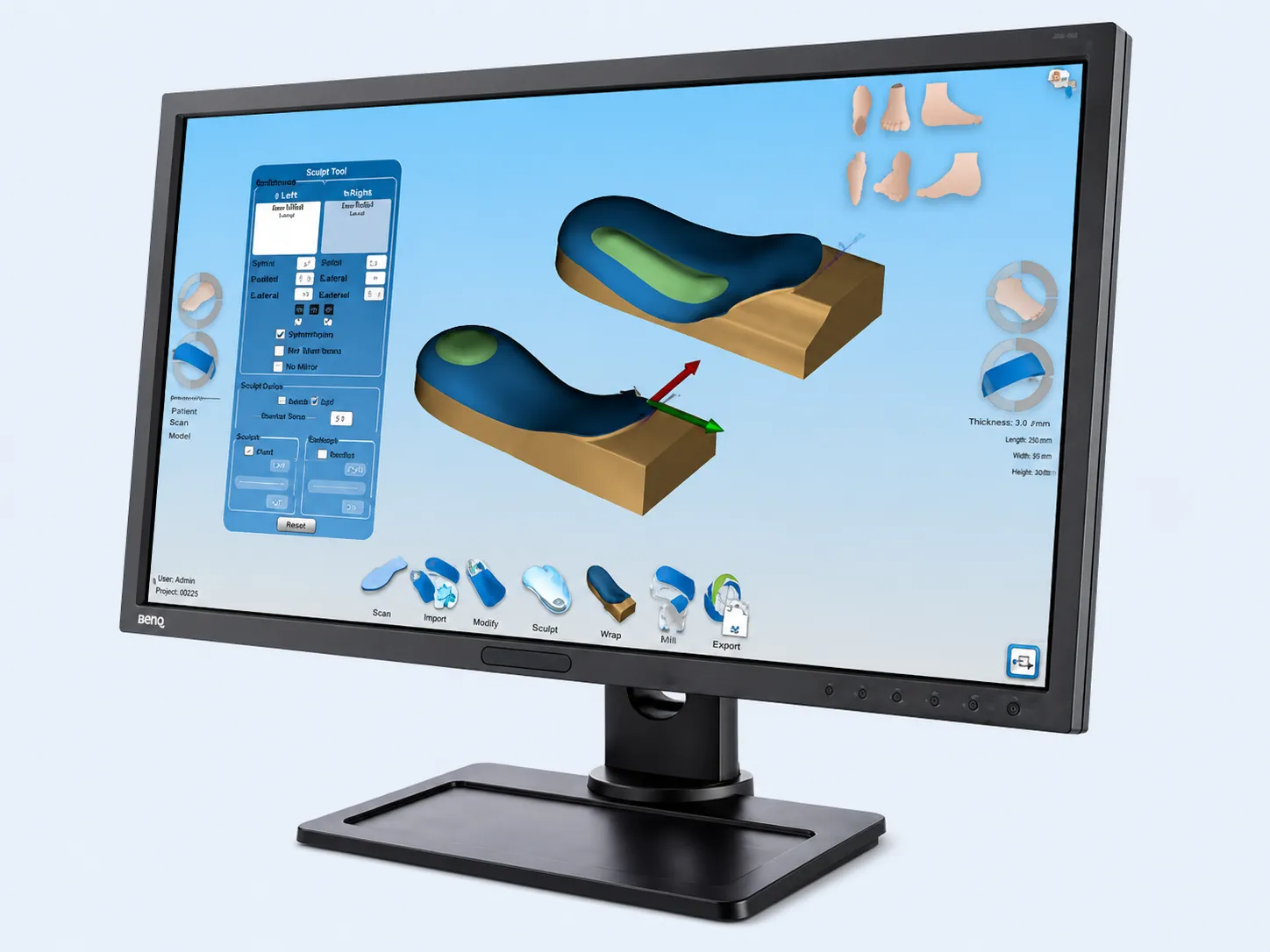 3D Foot Scanning Process